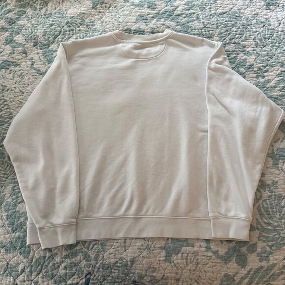 Nike Crew Golf Embroidered Logo White Crew-neck Sweatshirt Sz XL - Picture 5 of 5